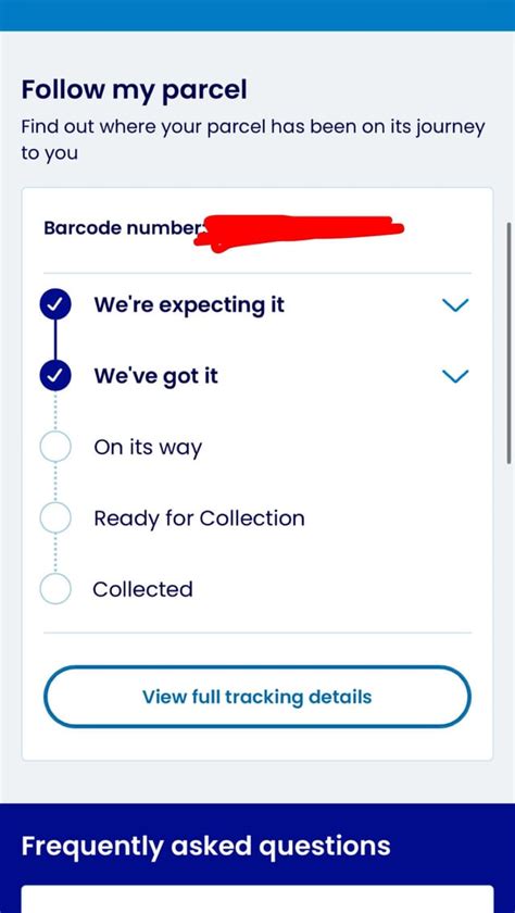 evri uk parcel not collected.